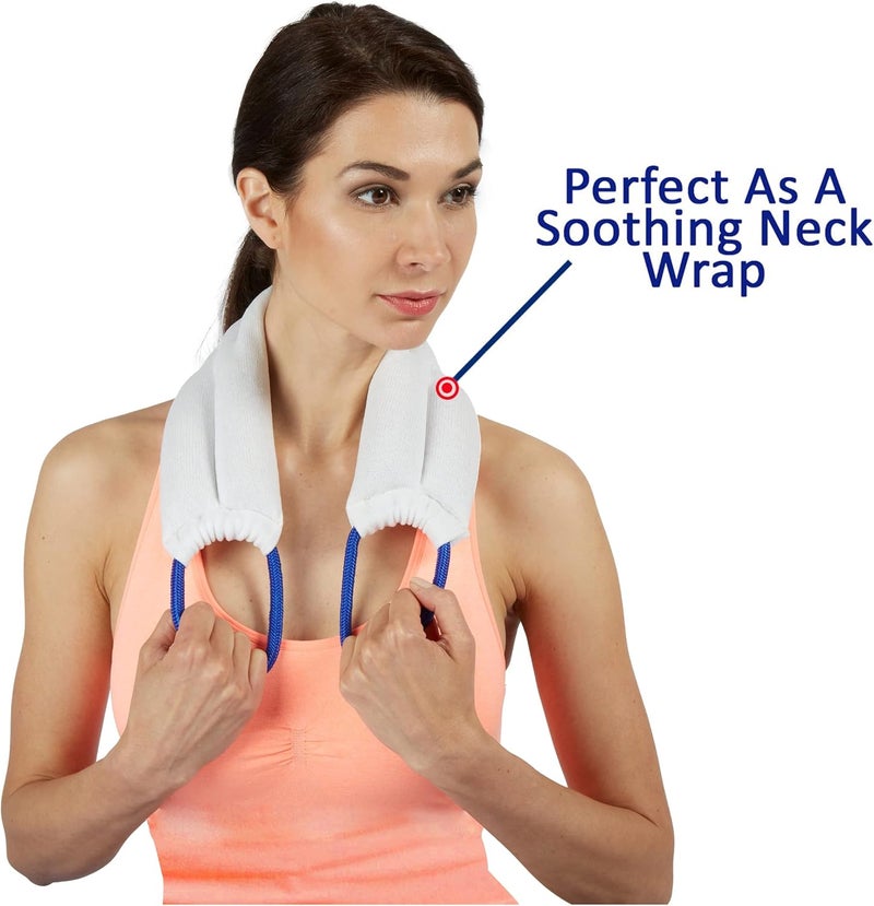 Carex Bed Buddy Neck Heating Pad - Microwavable Neck Wrap for Sore Muscles and Cramps - Image 4